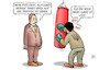 Cartoon: Klitschko kritisiert Selenskyj (small) by Harm Bengen tagged präsident,selenskyj,klitschko,treffen,boxer,boxen,training,ukraine,krieg,kritik,harm,bengen,cartoon,karikatur