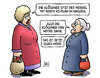 Cartoon: Klöckner A2 (small) by Harm Bengen tagged julia,klöckner,glöckner,merkel,a2,plan,nacken,notre,dame,quasi,mode,flüchtlingszahlen,reduzieren,obergrenze,grenze,populismus,flüchtlinge,flucht,asyl,politiker,harm,bengen,cartoon,karikatur