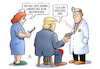 Cartoon: Knieschuß (small) by Harm Bengen tagged knieschuß,knie,geschossen,schiessen,arzt,krankenschwester,kratzer,doc,drohungen,kriegsgefahr,nah,ost,trump,usa,iran,irak,sanktionen,tötung,ermordung,kassem,soleimani,revolutionsgarden,krieg,harm,bengen,cartoon,karikatur