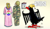 Cartoon: Kostümwechsel (small) by Harm Bengen tagged kostümwechsel,kostüm,rosenmontag,adler,bundesadler,deutschland,karneval,fasching,uniform,militär,peace,frieden,russland,ukraine,krieg,einmarsch,angriff,harm,bengen,cartoon,karikatur