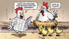 Cartoon: Kükenschreddern (small) by Harm Bengen tagged männliche,landwirtschaftsminister,schmidt,csu,schreddern,huhn,hühner,küken,jungtier,tierschutz,legehennen,legebatterien,harm,bengen,cartoon,karikatur