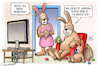 Cartoon: Künstlicher Osterhase (small) by Harm Bengen tagged künstlicher,intelligenz,osterhase,ki,ko,ostern,tv,harm,bengen,cartoon,karikatur