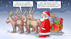 Cartoon: Kurzarbeiterregeln (small) by Harm Bengen tagged kurzarbeiterregeln,entlassung,erleichterte,regeln,kurzarbeit,arbeitslosigkeit,verlängert,weihnachten,weihnachtsmann,rentiere,harm,bengen,cartoon,karikatur