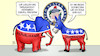 Cartoon: Kurzer Prozess (small) by Harm Bengen tagged impeachment,verfahren,schnell,beenden,kurzer,prozess,amtsenthebung,trump,republikaner,demokraten,usa,esel,elefant,senat,harm,bengen,cartoon,karikatur