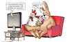 Cartoon: Lauterbach und Ostern (small) by Harm Bengen tagged lauterbach,lockerungen,ostern,aussicht,corona,osterhase,hase,tv,huhn,harm,bengen,cartoon,karikatur