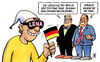 Cartoon: Lena-Brille (small) by Harm Bengen tagged lena,meyer,landrut,brille,mania,oslo,sieg,eurovision,song,contest,satellite,raab,deutschland,fahne,wm,durchblicken,verblendet,abgelenkt,taeuschen,wirkung,regierung