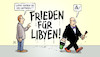 Cartoon: Libyen-Öl (small) by Harm Bengen tagged general,haftar,al,sarraj,gepinselt,öl,frieden,libyen,konferenz,berlin,krieg,harm,bengen,cartoon,karikatur