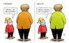 Cartoon: Lockerli (small) by Harm Bengen tagged frueher,heute,michel,leckerli,lockerli,corona,merkel,kind,maske,lockerungen,harm,bengen,cartoon,karikatur