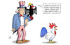 Cartoon: Macron und USA (small) by Harm Bengen tagged macron,frankreich,deutschland,chinapolitik,arm,uncle,sam,gallischer,hahn,bundesadler,adler,harm,bengen,cartoon,karikatur