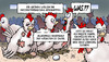 Cartoon: Massentierhaltung (small) by Harm Bengen tagged gruene,hofreiter,huehner,massentierhaltung,abschaffen,legebatterie,tierschutz,alter,wohnung,harm,bengen,cartoon,karikatur