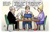 Cartoon: McKinsey (small) by Harm Bengen tagged bamf,chef,weise,hilfe,fluchtgeschwindigkeit,entlasse,entlassung,unternehmensberatung,mckinsey,flüchtlinge,asyl,harm,bengen,cartoon,karikatur