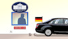 Merkel beim Drive-In