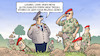 Cartoon: Nach Belarus (small) by Harm Bengen tagged wagner,prigoschin,ausbildungsmethoden,belarus,soldaten,bundeswehr,privatarmee,aufstand,revolte,graben,russland,ukraine,krieg,harm,bengen,cartoon,karikatur