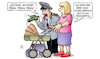 Cartoon: Nachwuchswerbung (small) by Harm Bengen tagged gutschi,peng,nachwuchswerbung,übergriffig,bundeswehr,soldat,general,kinderwagen,baby,mutter,panzer,krieg,harm,bengen,cartoon,karikatur