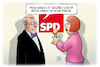 Cartoon: Nahles-Wahl (small) by Harm Bengen tagged fresse,spd,parteitag,parteivorsitzende,nahles,lange,wahl,interview,harm,bengen,cartoon,karikatur