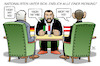 Cartoon: Nationalisten unter sich (small) by Harm Bengen tagged nationalisten,meinung,transitzentren,asylkompromiss,merkel,seehofer,asylpolitik,unionsstreit,csu,cdu,deutschland,oesterreich,italien,kurz,salvini,harm,bengen,cartoon,karikatur