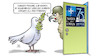 Cartoon: NATO-Gipfel und Frieden (small) by Harm Bengen tagged sorgen,frieden,friedenstaube,falke,krieg,ukraine,russland,feier,nato,75,gipfel,jubiläum,harm,bengen,cartoon,karikatur