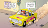 Cartoon: Niedersachsen-Ampel (small) by Harm Bengen tagged niedersachsen,ampel,hass,fdp,rot,grün,koalition,auto,kfz,harm,bengen,cartoon,karikatur