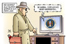 Cartoon: NSA-Telefonspeicherung (small) by Harm Bengen tagged geheimdienst,telefongespräche,telefon,abhören,speicherung,mystic,retro,land,nachrichten,no,spy,abkommen,verhandlungen,bundestag,bundesregierung,merkel,obama,deutschland,spionage,nsa,bnd,snowden,harm,bengen,cartoon,karikatur