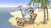 Cartoon: NSA-Urlaub (small) by Harm Bengen tagged nsa,usa,senat,stecker,urlaub,patriot,act,gesetz,spionage,spion,geheimdienst,liegestuhl,strand,harm,bengen,cartoon,karikatur