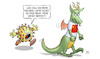 Cartoon: Null-Covid-Lockerungen (small) by Harm Bengen tagged null,covid,lockerungen,corona,virus,china,drache,harm,bengen,cartoon,karikatur