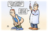 Cartoon: Olympia-Doping (small) by Harm Bengen tagged olympia,doping,dopen,rio,olympiade,arzt,spritze,sport,russe,russland,sperre,harm,bengen,cartoon,karikatur