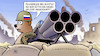Cartoon: Olympia-Feuerpause (small) by Harm Bengen tagged feuerpause,olympia,gewehr,maschinengewehr,bär,russland,ukraine,krieg,harm,bengen,cartoon,karikatur