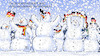 Cartoon: Olympioniken-Rückkehr (small) by Harm Bengen tagged deutschland,olympioniken,rückkehr,begrüssung,olympia,winter,eis,schneemänner,schneemann,harm,bengen,cartoon,karikatur