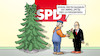 Cartoon: Parteitagsbaum (small) by Harm Bengen tagged parteitagsbaum,weihnachtsbaum,weihnachten,tanne,doppelspitze,arbeiter,esken,walter,borjans,spd,parteitag,groko,stichwahl,koalition,harm,bengen,cartoon,karikatur