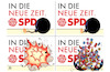 Cartoon: Parteitagsbombe (small) by Harm Bengen tagged explosion,blumen,parteitagsbombe,esken,walter,borjans,spd,parteitag,groko,stichwahl,koalition,harm,bengen,cartoon,karikatur