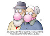 Cartoon: Partner-Mundschutz (small) by Harm Bengen tagged partner,mundschutz,susemils,ausgediente,bhs,buestenhalter,corona,coronavirus,ansteckung,pandemie,epidemie,krankheit,schaden,harm,bengen,cartoon,karikatur