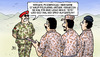 Cartoon: Peschmerga-Ausbilder (small) by Harm Bengen tagged hauptfeldwebel,bundeswehr,ausbilder,peschmerga,kurden,irak,spind,aufraeumen,waffen,is,terror,krieg,harm,bengen,cartoon,karikatur