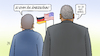 Cartoon: Pistorius bei Austin (small) by Harm Bengen tagged boris,pistorius,lloyd,austin,usa,deutschland,antrittsbesuch,verteidigungsminister,harm,bengen,cartoon,karikatur