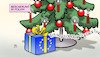 Cartoon: Polen-Bescherung (small) by Harm Bengen tagged bescherung,polen,eu,europa,kommission,vertragsverletzungsverfahren,justizreform,weihnachten,geschenk,bombe,harm,bengen,cartoon,karikatur