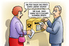 Cartoon: Porto-Erhöhung (small) by Harm Bengen tagged post,porto,teurer,briefe,briefkasten,postkunde,harm,bengen,cartoon,karikatur