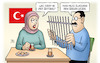 Cartoon: Pressefreiheit Türkei (small) by Harm Bengen tagged pressefreiheit,türkei,zeitung,zeilen,lesen,gefängnis,deniz,yücel,reporter,harm,bengen,cartoon,karikatur