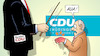 Cartoon: Prügelstrafe (small) by Harm Bengen tagged prügelstrafe,cdu,thüringen,wahl,ramelow,ministerpräsident,neuwahlen,rohrstock,schlagen,schmerzen,harm,bengen,cartoon,karikatur