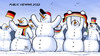 Cartoon: Public Viewing 2022 (small) by Harm Bengen tagged public,viewing,2022,wm,weltmeisterschaft,katar,winter,sommer,verlegung,fifa,fussball,schneemann,fahne,harm,bengen,cartoon,karikatur