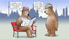 Cartoon: Regimewechsel (small) by Harm Bengen tagged lawrow,regimewechsel,putin,bären,moskau,stahlhelm,krieg,ukraine,russland,harm,bengen,cartoon,karikatur