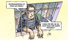 Cartoon: Resozialisierung (small) by Harm Bengen tagged resozialisierung,uli,hoeness,praesident,fb,bayern,fussball,knast,steuerhinterziehung,straftat,harm,bengen,cartoon,karikatur