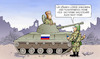 Cartoon: Russische Mastercard (small) by Harm Bengen tagged umkehren,visacard,mastercard,bankkarte,kredit,soldaten,panzer,putin,russland,ukraine,krieg,einmarsch,angriff,harm,bengen,cartoon,karikatur