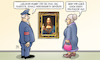 Cartoon: Salvator Mundi (small) by Harm Bengen tagged salvator,mundi,leonardo,da,vinci,gemälde,versteigerung,fälschung,beltracchi,susemil,harm,bengen,cartoon,karikatur