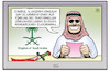 Cartoon: Saudi-Arabien und Khashoggi (small) by Harm Bengen tagged istanbul,konsulat,botschaft,türkei,säbeltanz,zwischenfall,tv,saudi,arabien,khashoggi,mord,harm,bengen,cartoon,karikatur