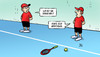 Cartoon: Scharapowa (small) by Harm Bengen tagged scharapowa,tennis,doping,balljungen,apotheke,sperre,meldonium,harm,bengen,cartoon,karikatur