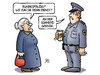 Cartoon: Schmerzgrenze (small) by Harm Bengen tagged bundespolizei,beamte,dienst,schmerzgrenze,flüchtlinge,flucht,grenze,asyl,susemil,harm,bengen,cartoon,karikatur