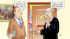 Cartoon: Scholz bei Biden (small) by Harm Bengen tagged gespräch,bundeskanzler,auslandsreise,scholz,biden,usa,oval,office,eingeschlafen,weisses,haus,harm,bengen,cartoon,karikatur