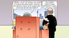 Cartoon: Schröder-Scholz-Büro (small) by Harm Bengen tagged olaf,scholz,schröder,altkanzler,büro,gedächtnislücken,berlin,harm,bengen,cartoon,karikatur