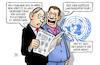 Cartoon: Sicherheitsrats-Vorsitz (small) by Harm Bengen tagged deutschland,april,vorsitz,weltsicherheitsrat,uno,schwerpunktthema,abrüstung,viertgrösste,waffenexporteur,witz,lachen,harm,bengen,cartoon,karikatur