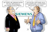 Cartoon: Siemens und Börse (small) by Harm Bengen tagged siemens,vorbereitungen,börsengang,medizintechniksparte,geld,gewinn,profit,entlassungen,harm,bengen,cartoon,karikatur