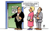 Cartoon: Sitzblockade (small) by Harm Bengen tagged sitzblockade,merkel,kanzlerin,aussitzen,untätigkeit,regieren